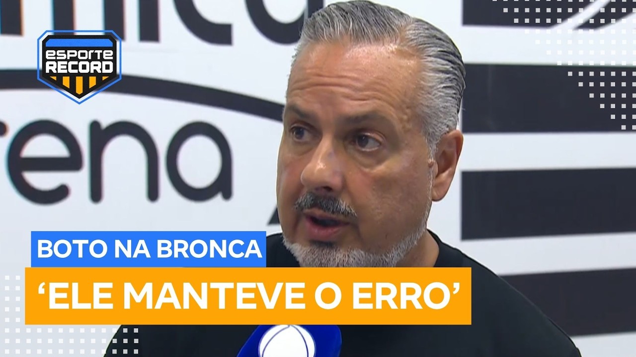 Jos&eacute; Boto detona arbitragem de Corinthians x Flamengo e relembra lance da Supercopa