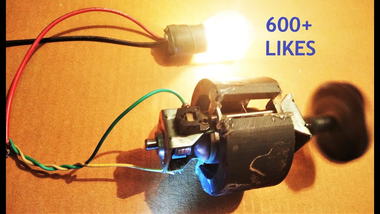 Free Energy Generator from a Mixer Motor || Magnet Generator