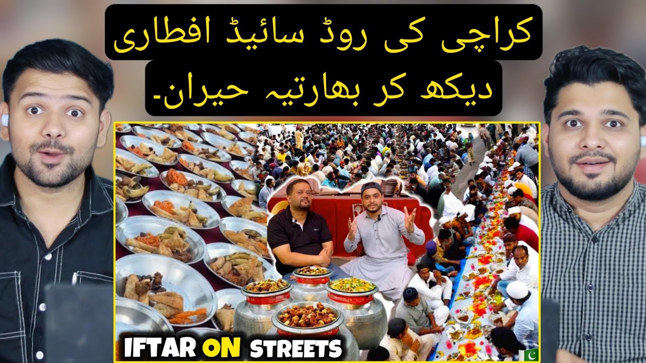 Reaction On Karachi Road side Grand Iftari.