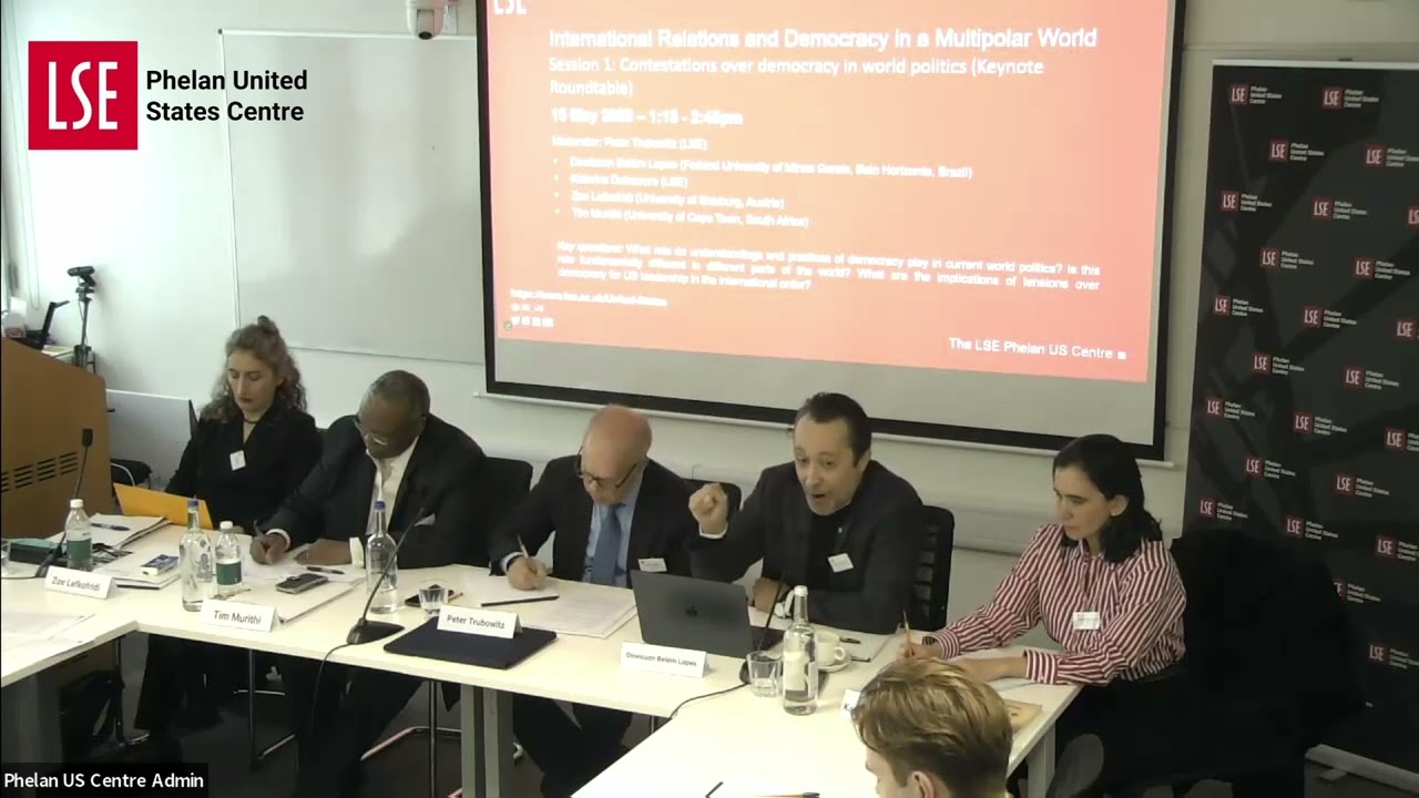 International Relations and Democracy in a Multipolar World Conference Opening Session - May 2025