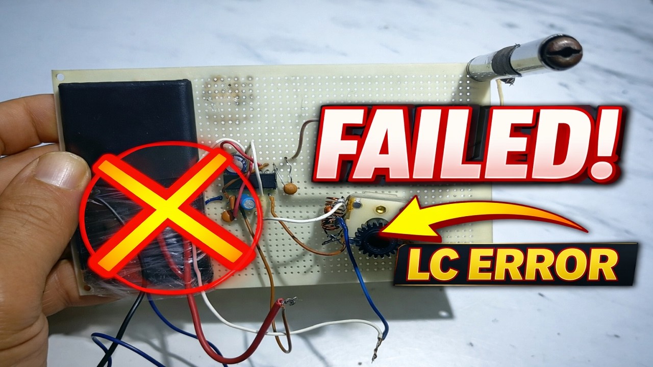 I Built an FM Radio Circuit… and It Completely Failed!