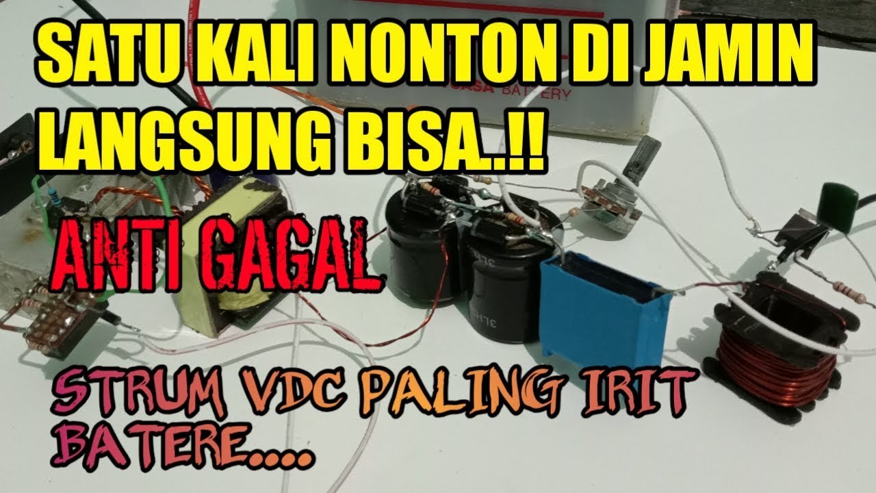 CARA MERAKIT STRUM IKAN VDC. SEKALIGUS PENJELASANYA. ANTI GAGAL