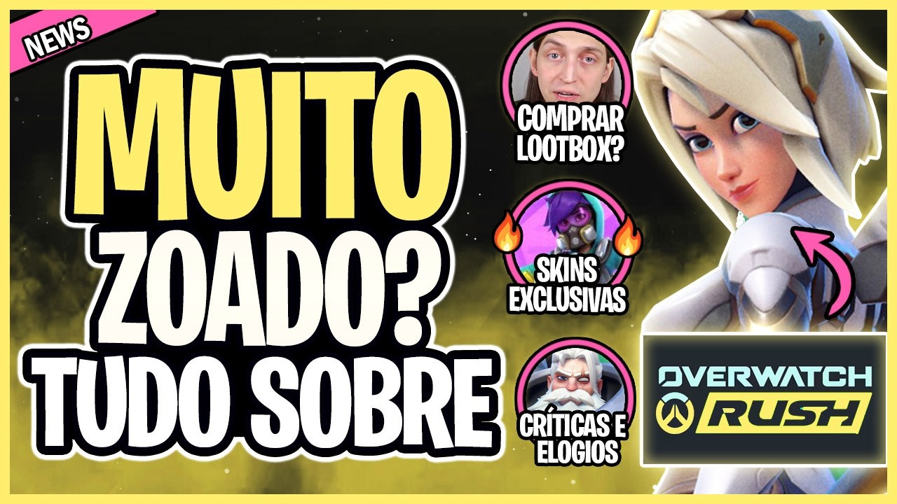 WTF BLIZZARD? REVELADO OVERWATCH MOBILE (RUSH) NOVAS SKINS, MAPAS, AMBIENTAÇÃO E MAIS! NOTÍCIAS