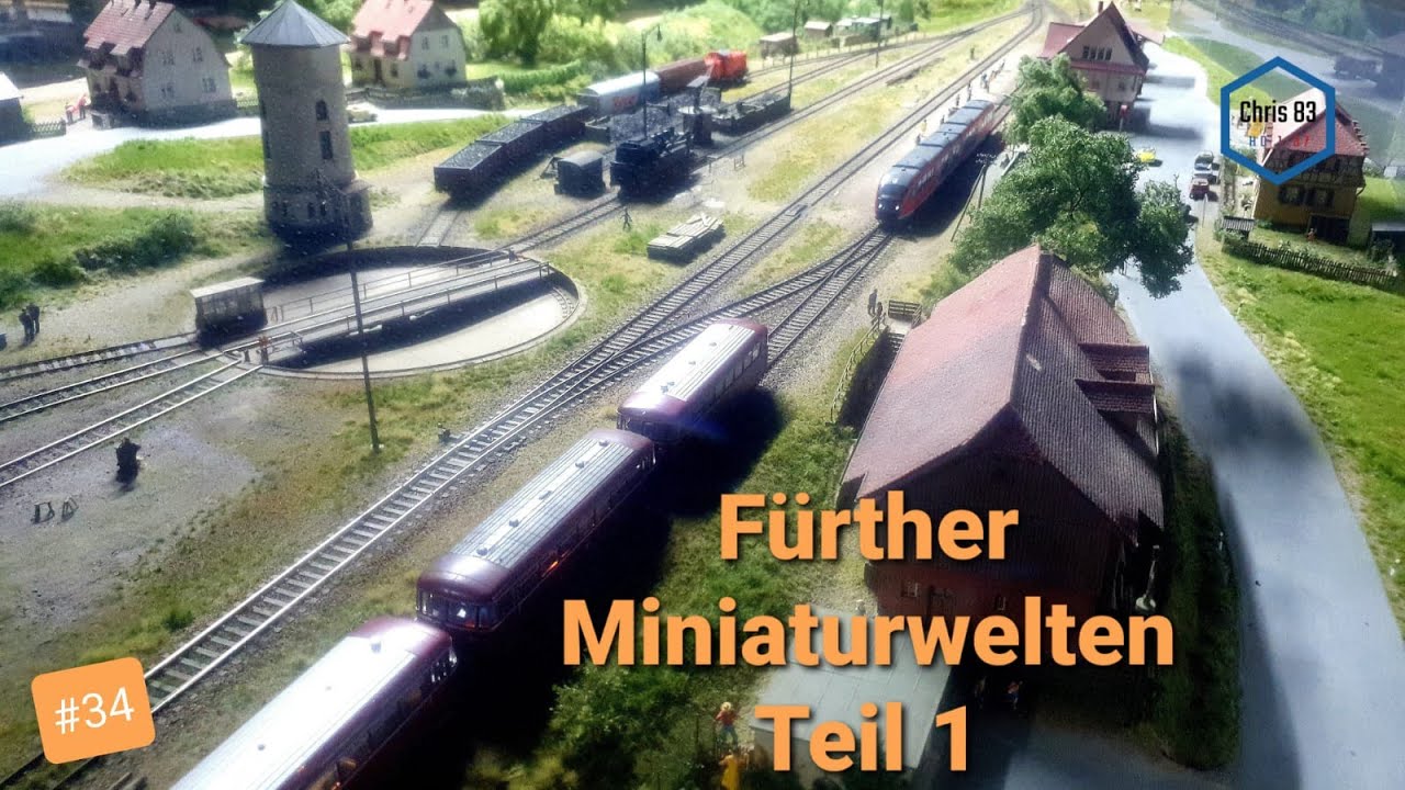 Modelleisenbahn H0 #34 F&uuml;rther Miniaturwelten Anlage Ruhrgebiet Stand 2020 Josef Brandl Schauanlage