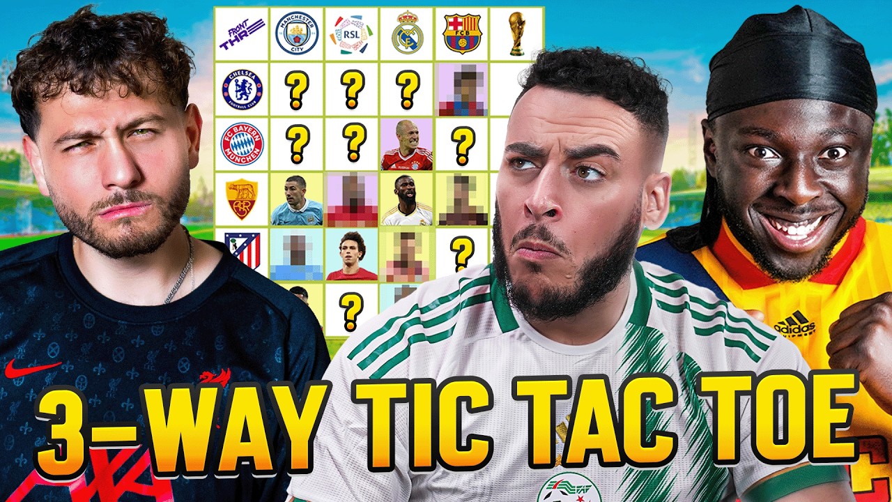 We Played FOOTBALL TIC TAC TOE with a TWIST 🔥