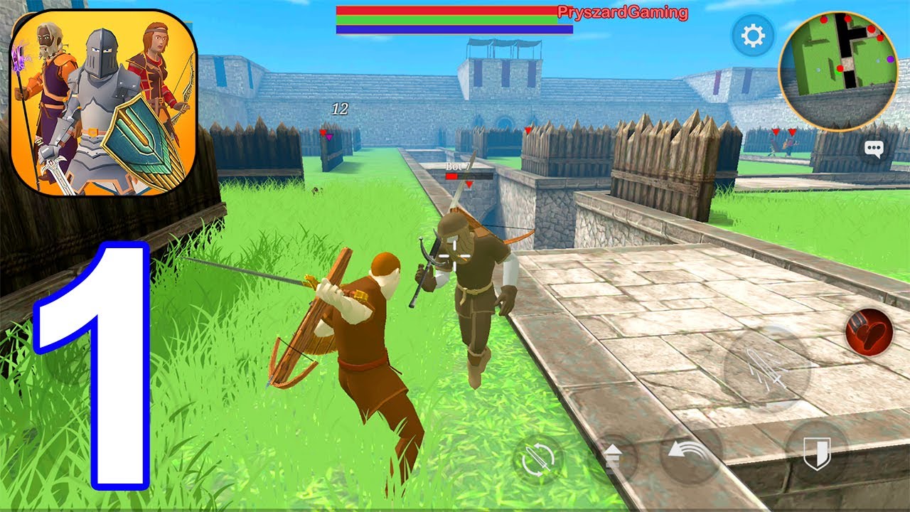 Combat Magic: Spells & Swords - Gameplay Walkthrough Part 1 Single Multiplayer (Android,iOS)