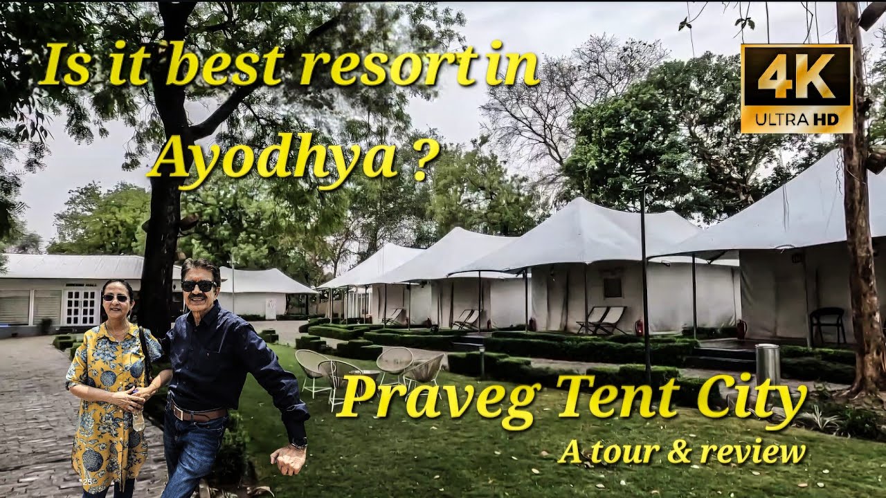 Ayodhya Hotels. Praveg Tent City Brahm Kund. Tour & Review. #ayodhya #Pravegtentcity #ayodhyahotel