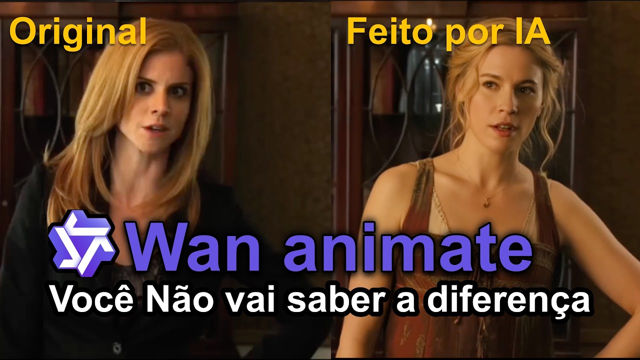 Wan 2.2 Animate é Bizarro - O melhor modelo para substituição  de personagens