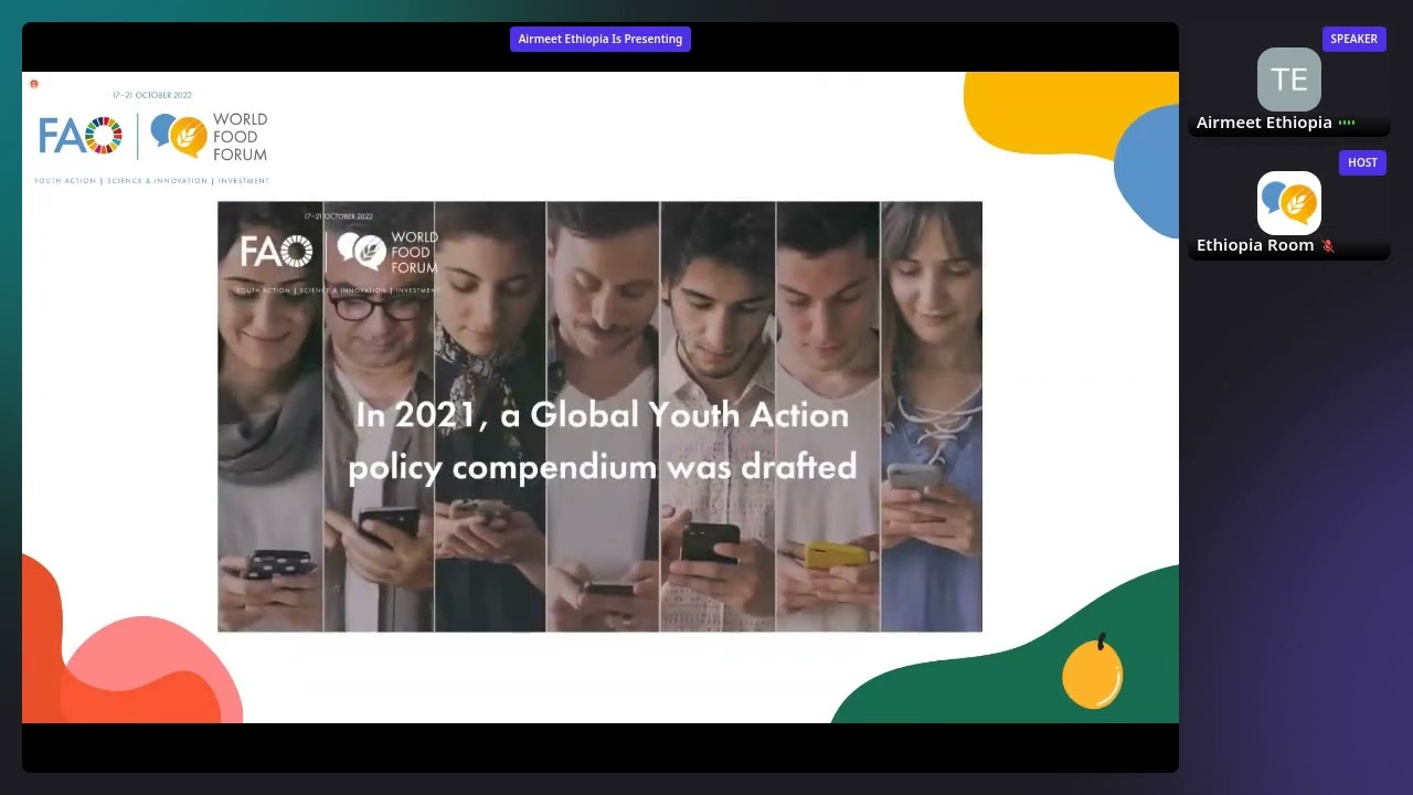 Youth Action Assembly Strategy Group | World Food Forum 2022 Flagship Event