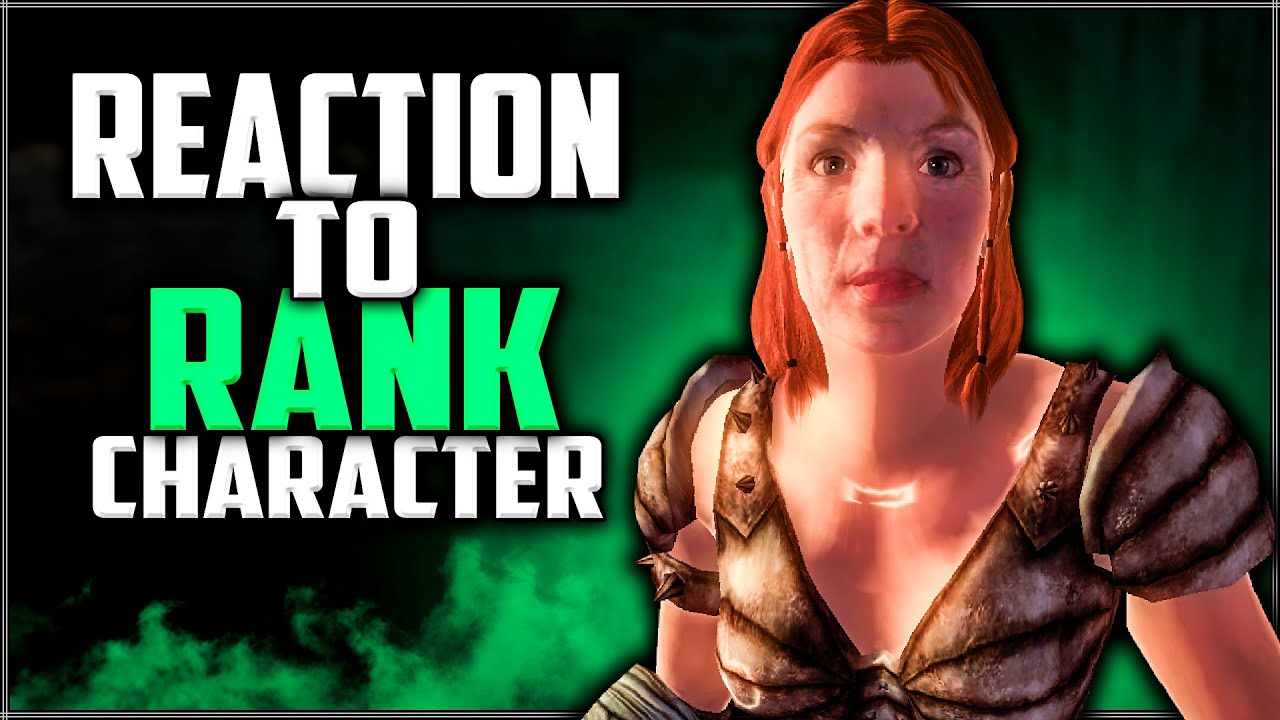Oblivion ٠ Yellow Team Champion`s Reaction to Character Rank in the Imperial City Arena