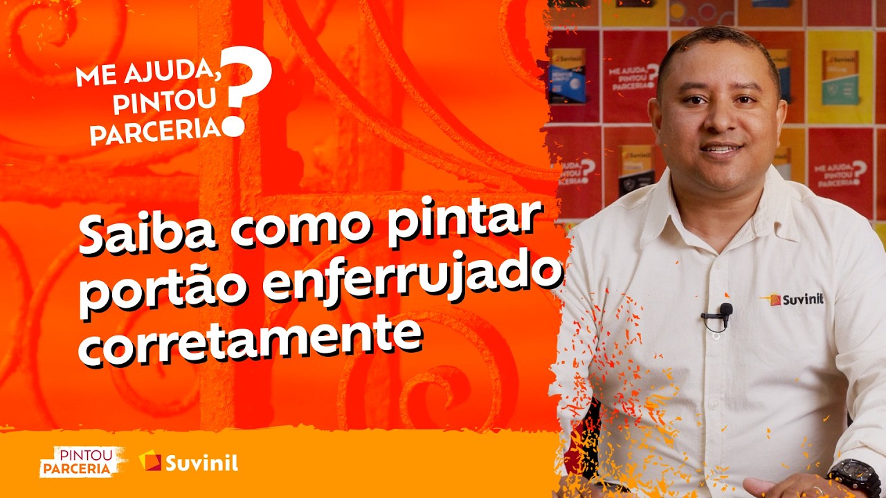 Como pintar portão enferrujado do jeito certo | Me Ajuda Pintou Parceria