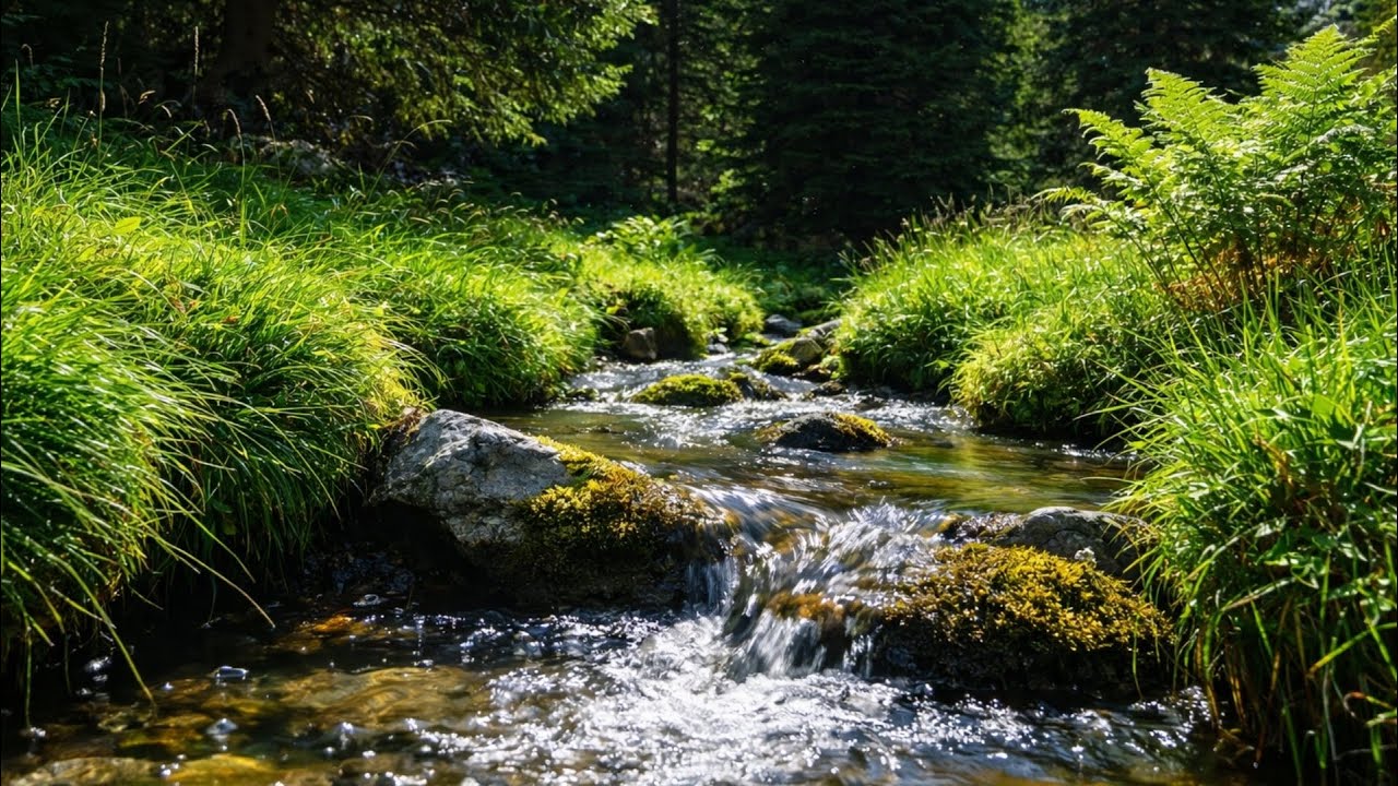 Peaceful River Sounds for Stress Relief and Deep Sleep (No Music)