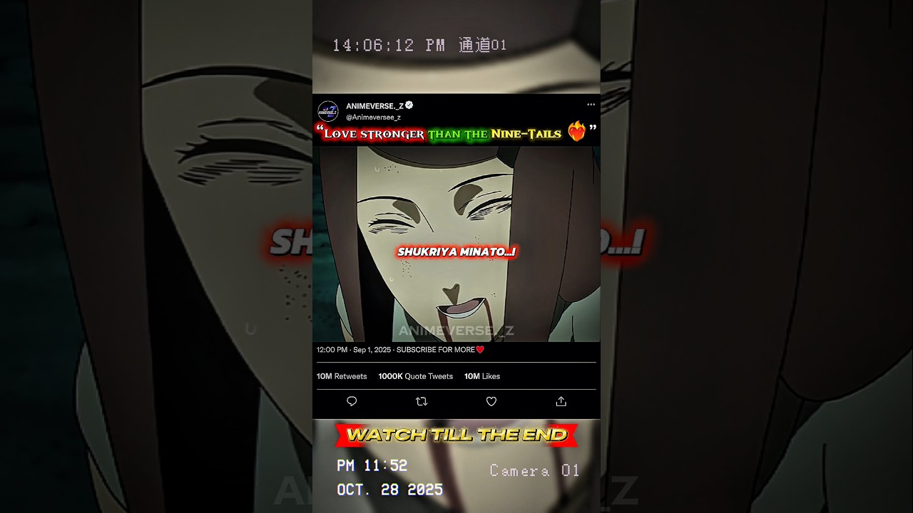⚡ &ldquo;Minato Saves the Village from Nine Tails&rdquo; | Kushina&rsquo;s Last Stand 💔 | Animeverse._z