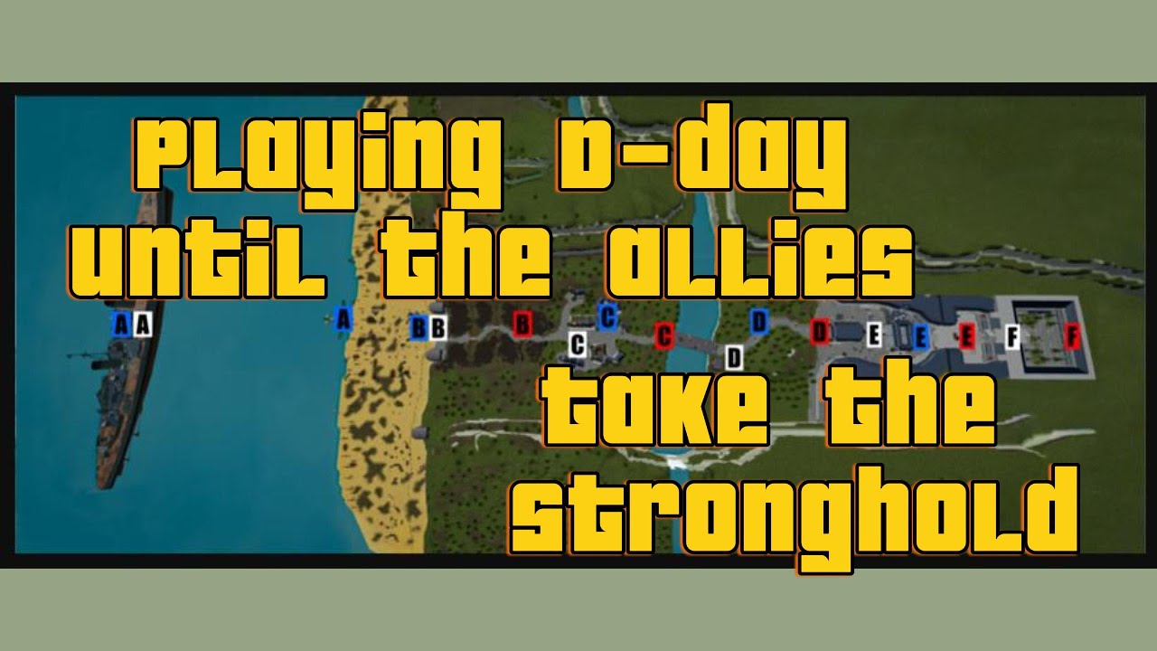 I played D-Day until the allies captured the fortress