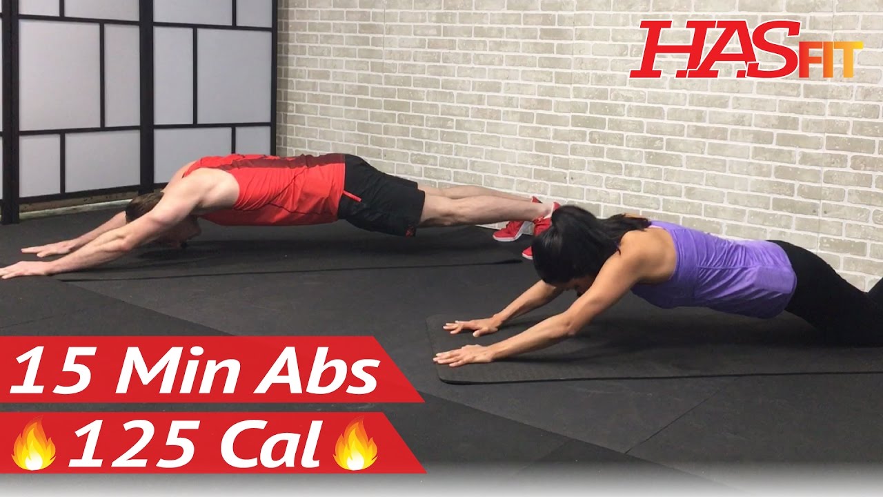 15 Minute Intense Ab Workout for Men & Women - 15 Min Abs - HIIT Abs Abdominal Exercises