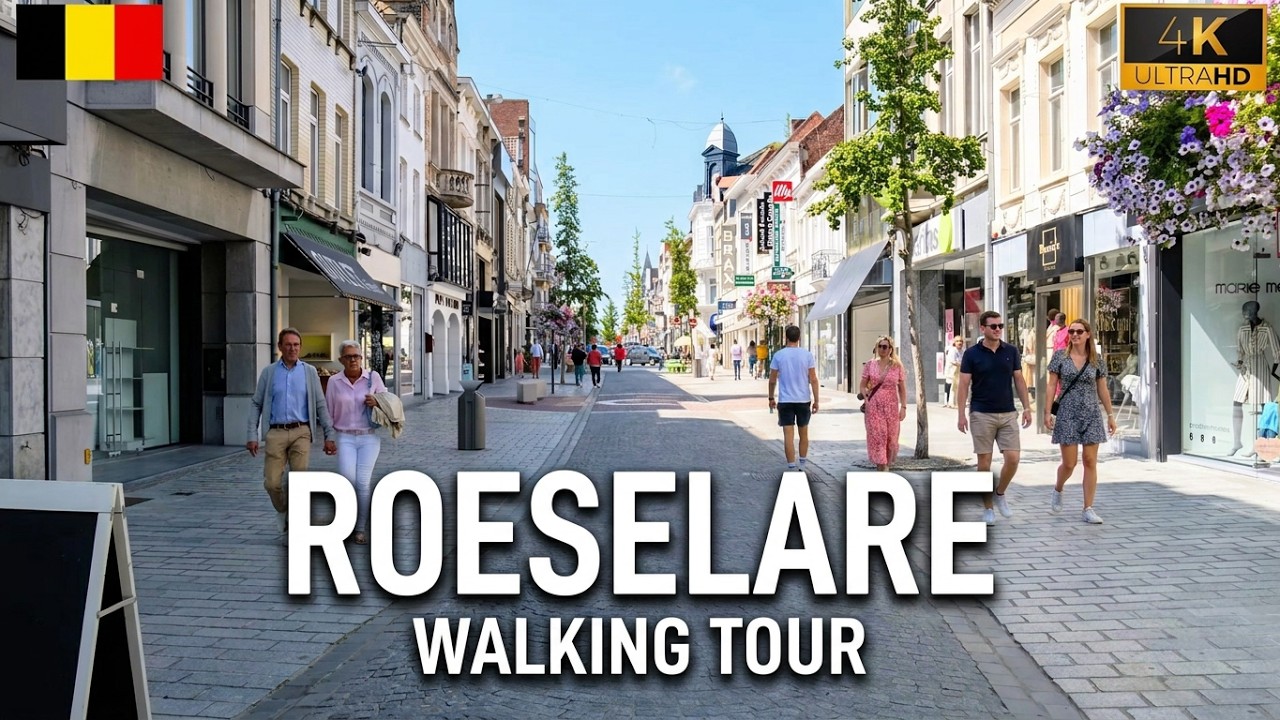 ROESELARE | BELGIUM Walking Tour 4k60fps  2021 مدينة رويسيلاري I بلجيكا
