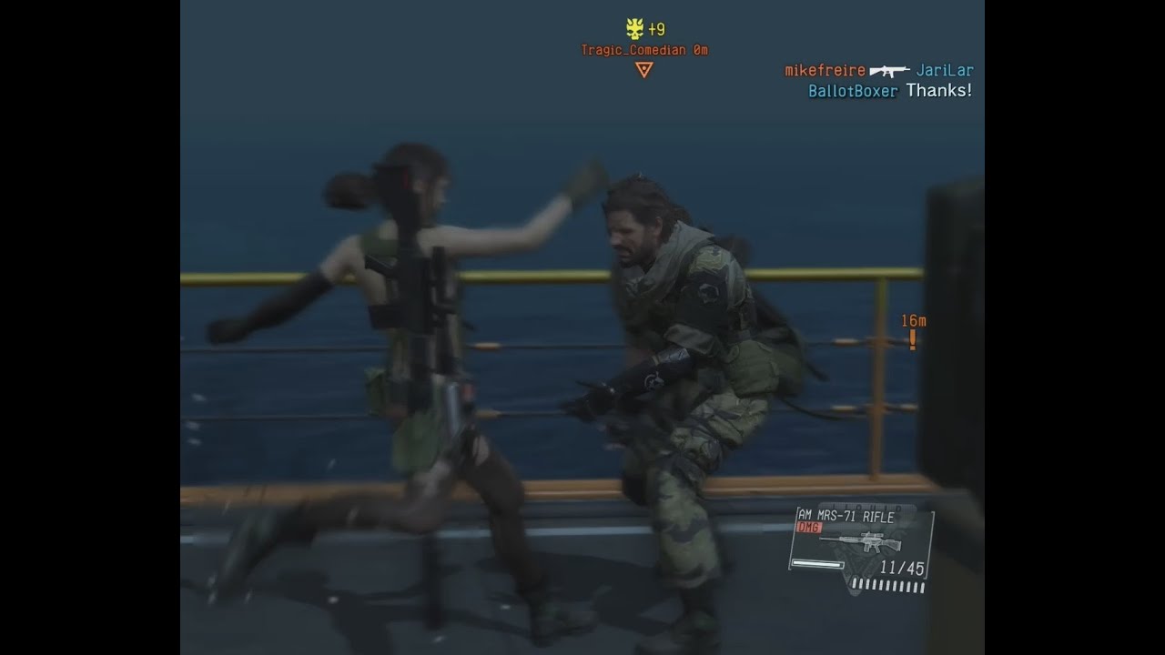Metal Gear Online 3 - Great Quiet Gameplay Against Snake - Coral Complex 60 FPS