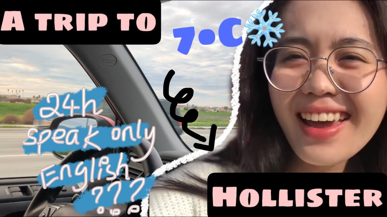 VyTravels | Hollister, CA Short Trip - First English vlog( 24h speaking English)