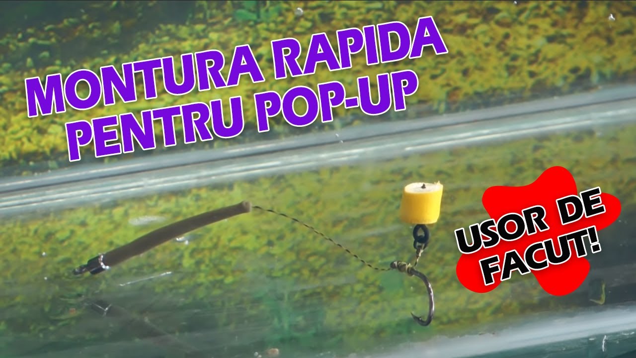Montura rapida pentru pop-up (fast pop-up rig)
