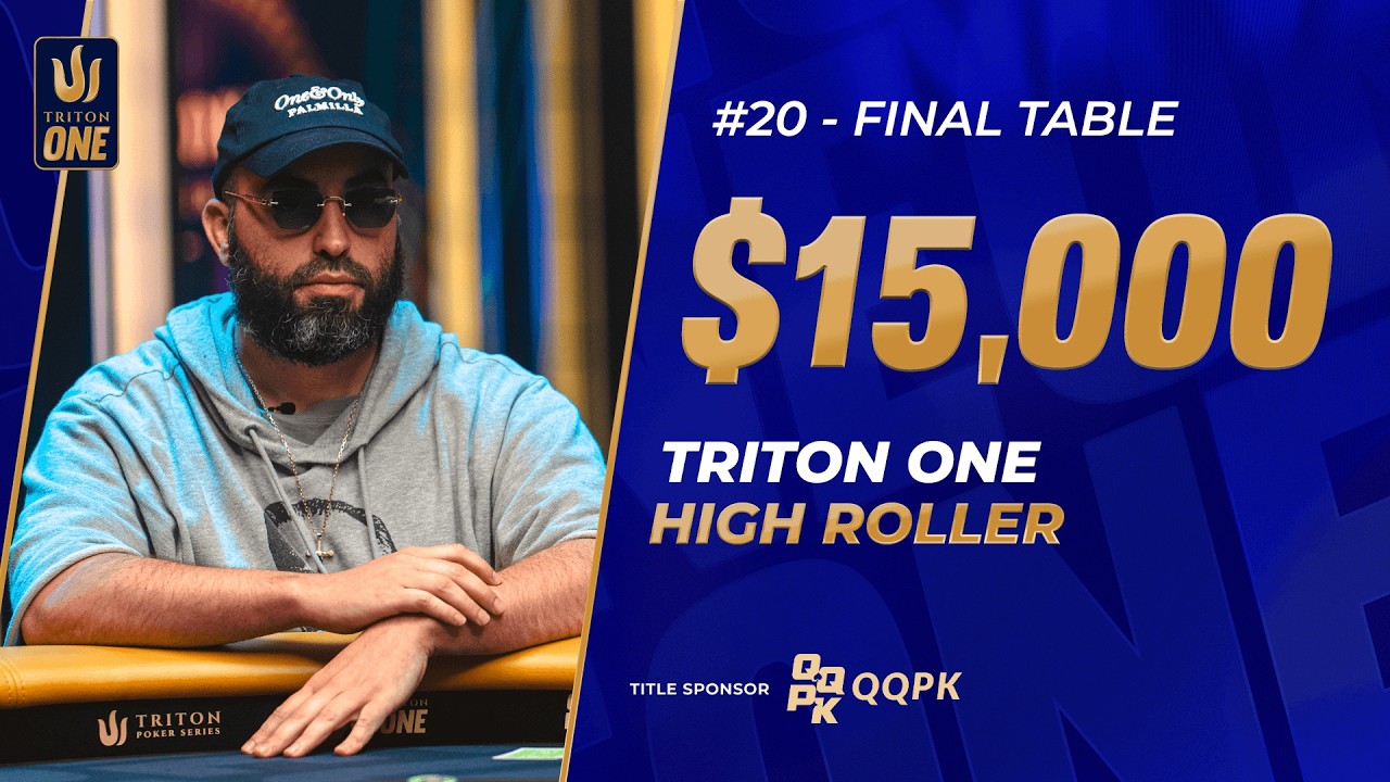 🔴 $15K NLH High Roller – Event #20, Final Table | Triton ONE JEJU 2026