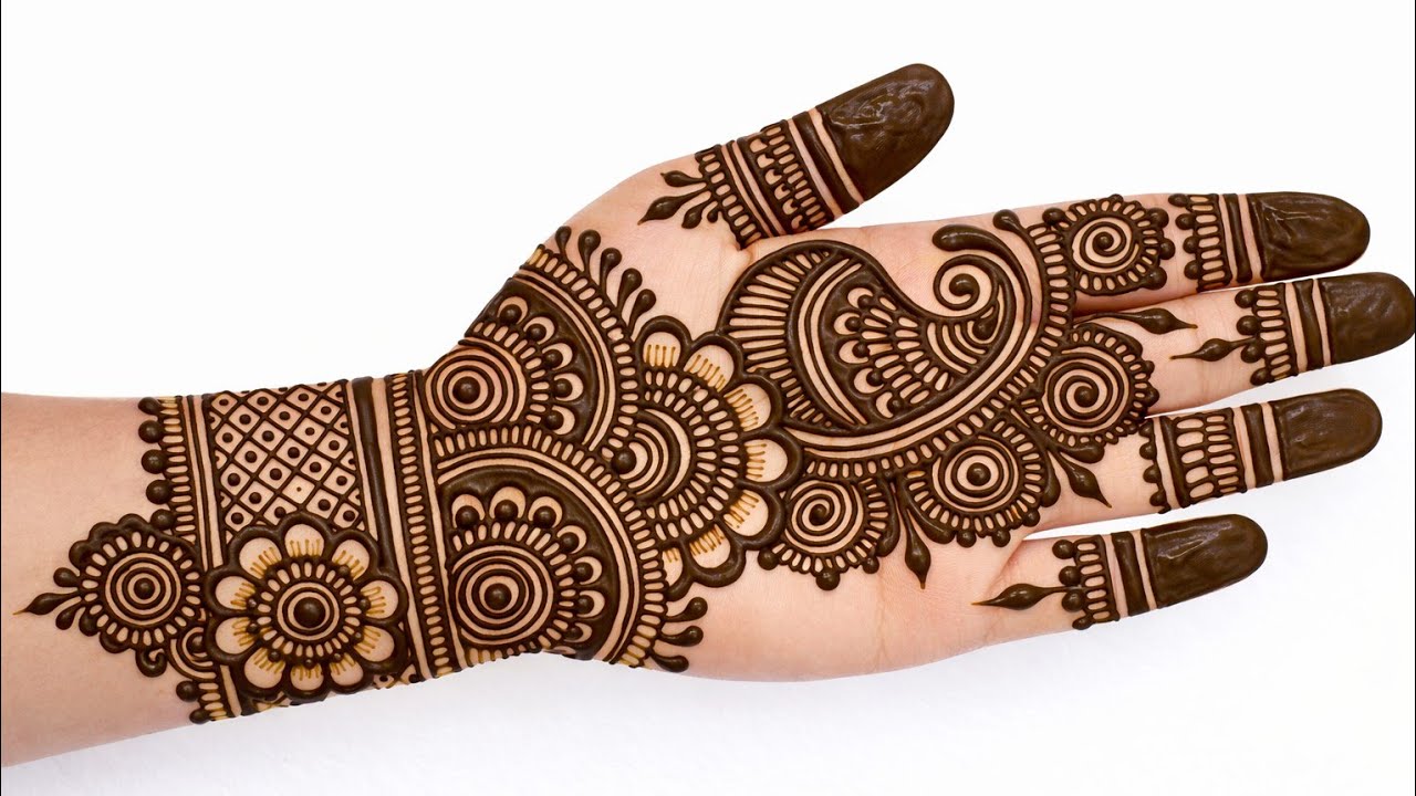 Very beautiful stylish mehndi design for front hand |Easy mehandi design | mehndi ka design | mehndi
