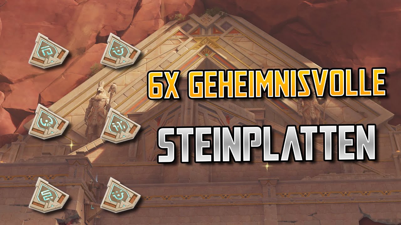 Alle 6 Geheimnisvolle Steinplatten - World Quest Rätsel - Genshin Impact German