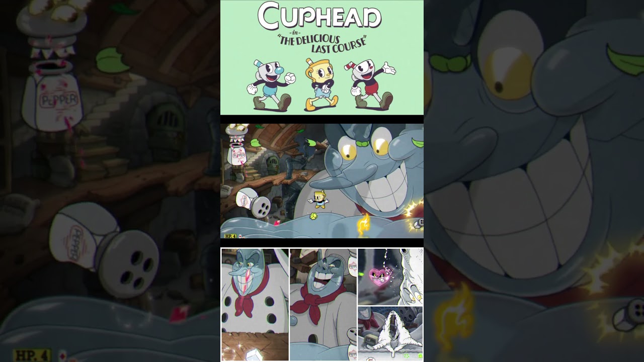 🎮Cuphead🎮 vs Chef Saleroso  #cuphead #videojuegosretro #finalboss #retroart #gameplayclips