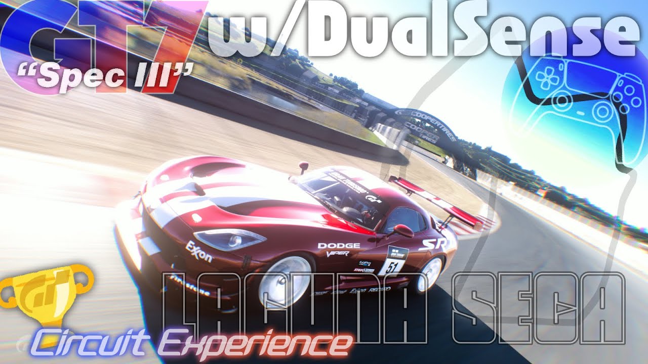GT7 Spec III CE w/DualSense, Laguna Seca, GOLD
