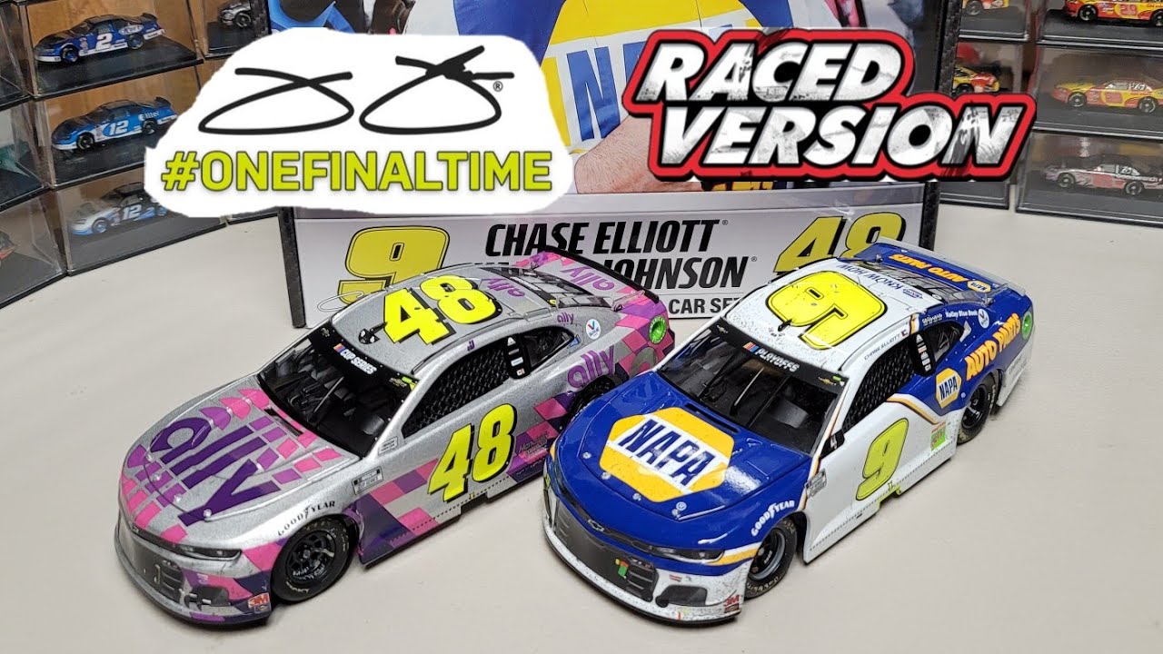 Jimmie Johnson & Chase Elliott Elite Passing the Torch Set 1/24 Diecast Review