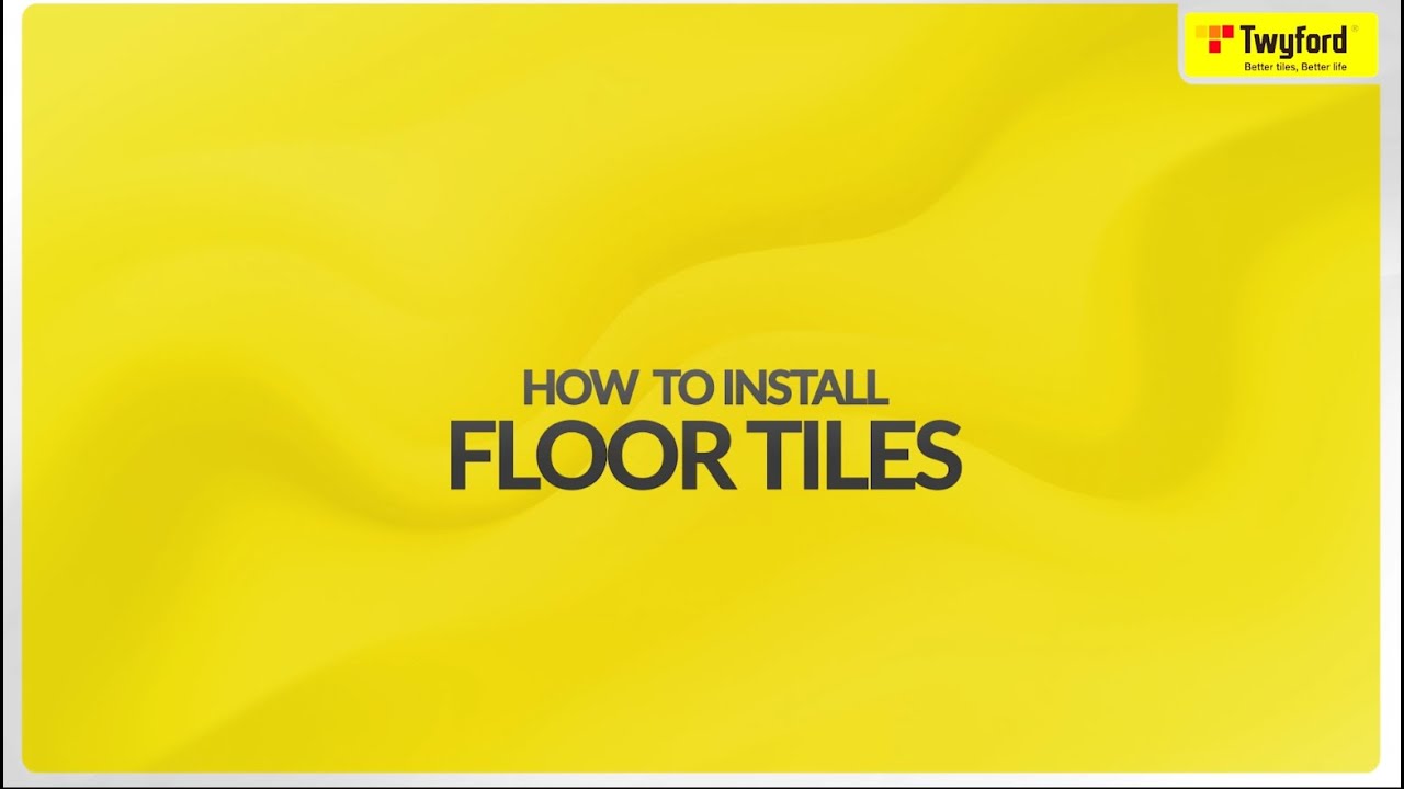How to lay floor tiles ?