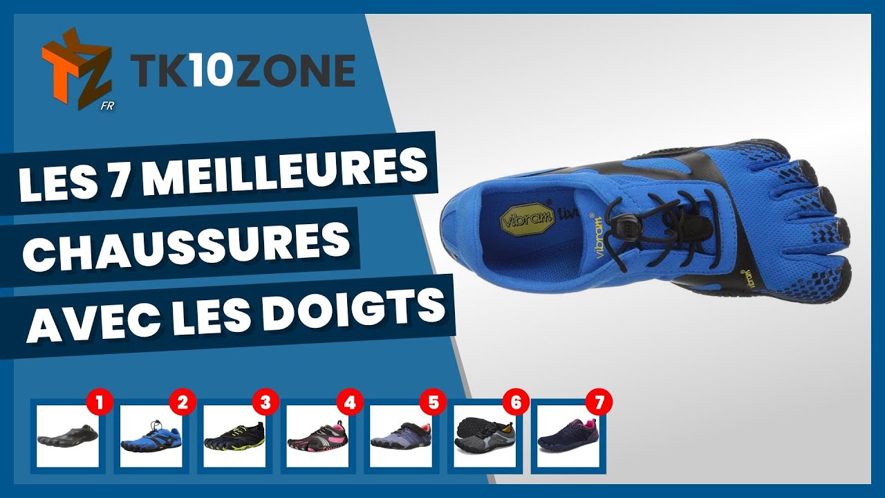 Les 7 meilleures chaussures avec les doigts
