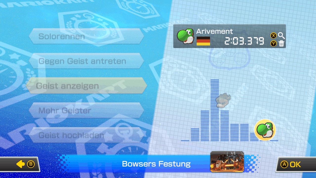 Bowser's Castle [150cc] - 2:03.379 - Arivement l MK8DX