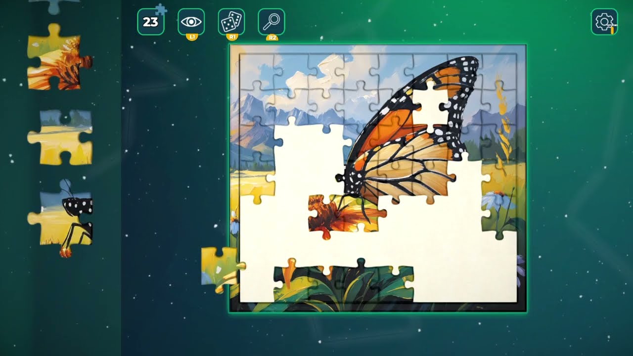 Puzzle Galaxy (PS4) 'f2p' - 1st Play 'Dog & Butterfly' Pictures - Commentary