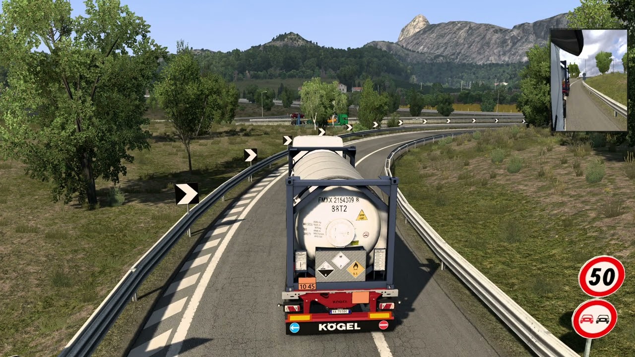 Euro Truck Simulator 2 &mdash; Hazardous Cargo Transport 2026  Ancona to Bologna Fluorine Delivery 4K