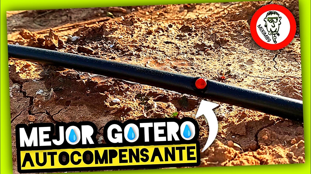 Como Instalar RIEGO por GOTEO en Frutales CÍTRICOS (Gotero Autocompensante KATIF) by mixim89