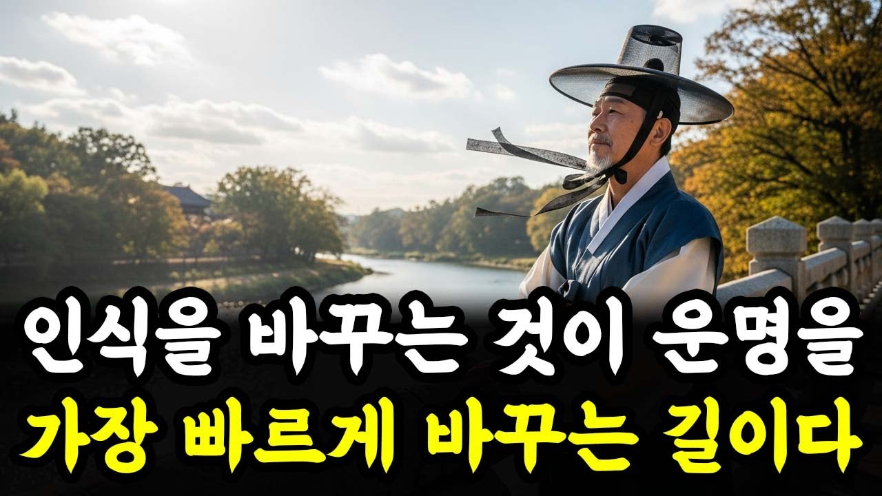 인식을 바꾸는 것이 운명을 가장 빠르게 바꾸는 길이다 | 인생 철학 | 고인의 가르침