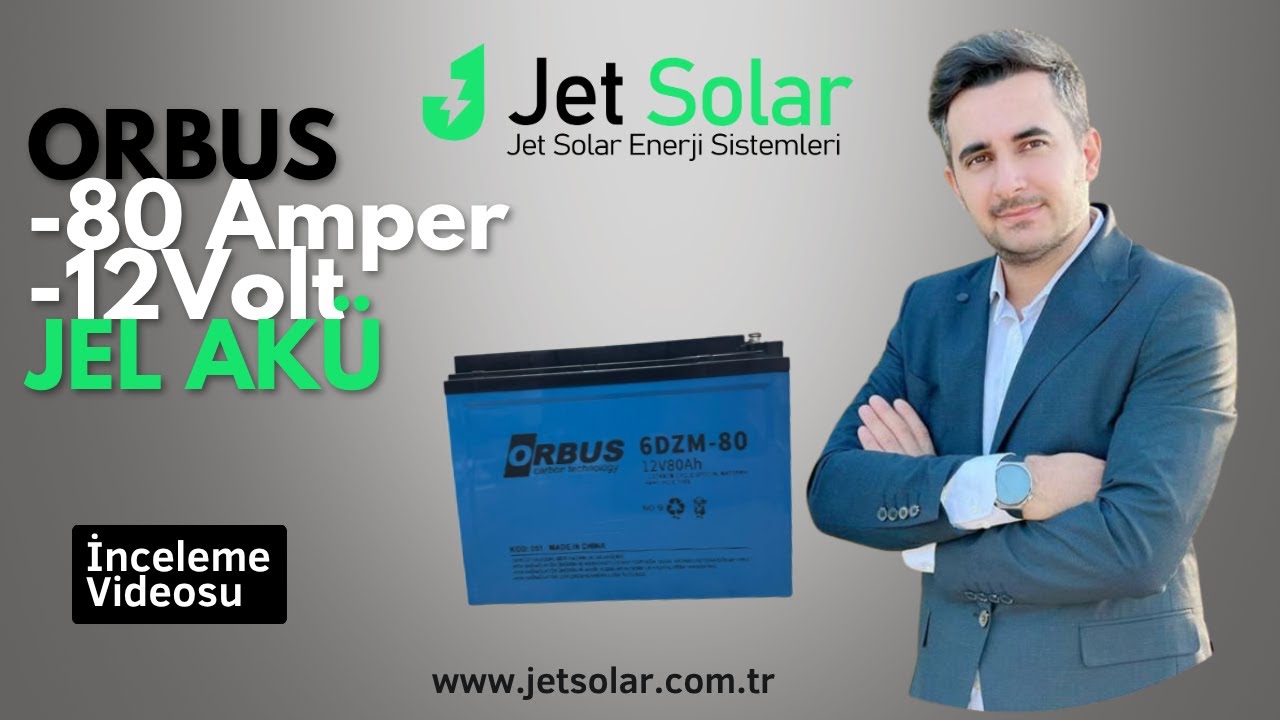 Orbus 12 V 80 Amper Jel Akü İncelemesi