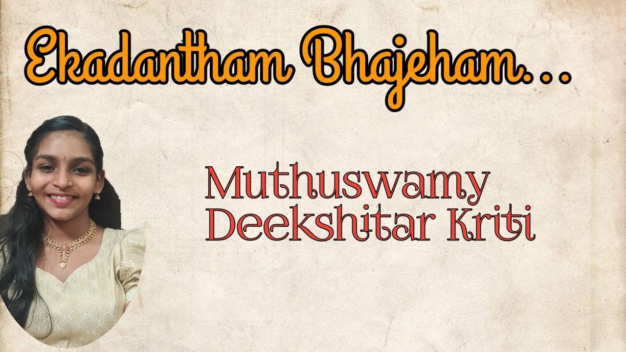 Ekadantham Bhajeham..🥰