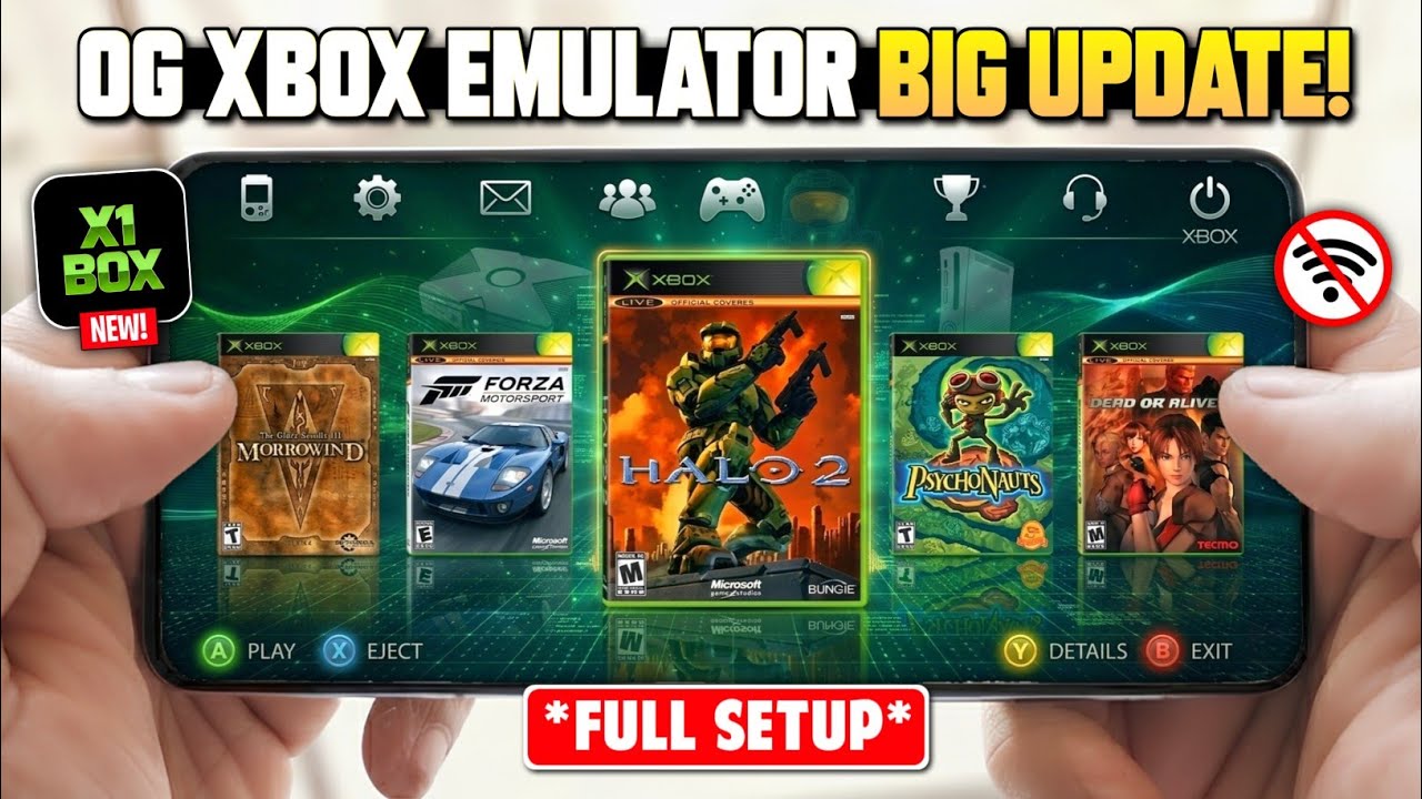 🔥 Original Xbox Emulator on Android BIG UPDATE! X1 Box Emulator Setup, Settings & Real Gameplay Test