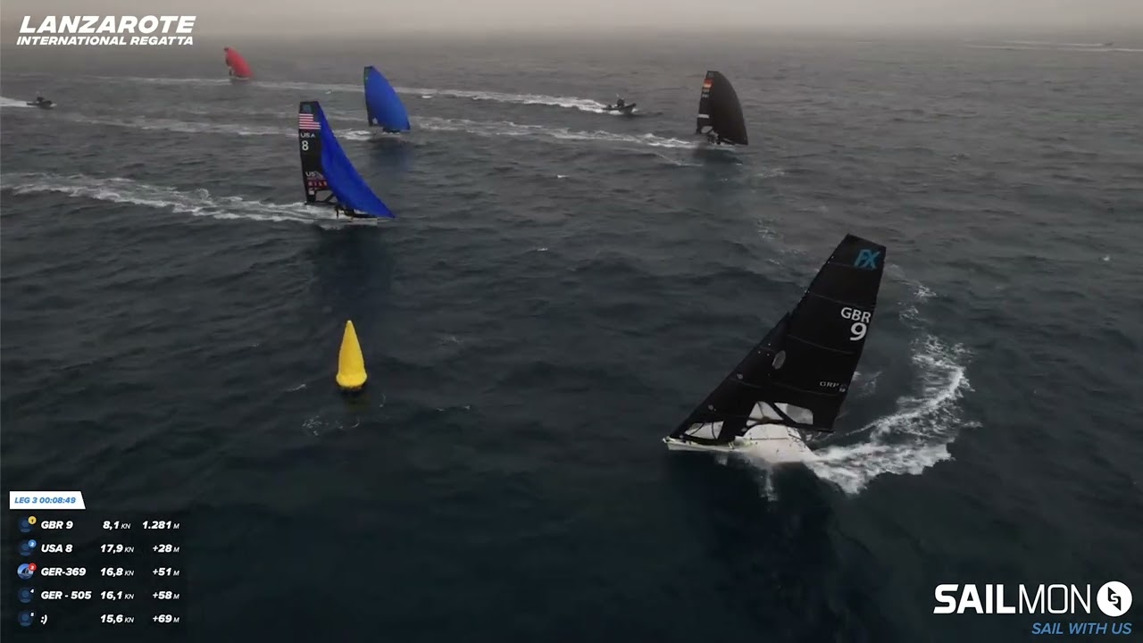 49er FX MEDAL RACES LIVE VIDEO  | Lanzarote International Regatta 2023