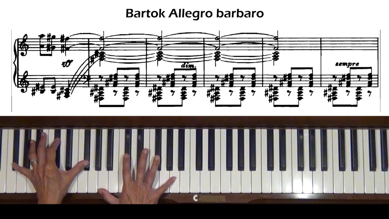Bartok Allegro Barbaro Piano Tutorial