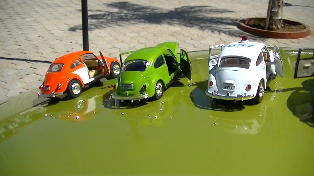 Coleção de Fuscas de Brinquedo