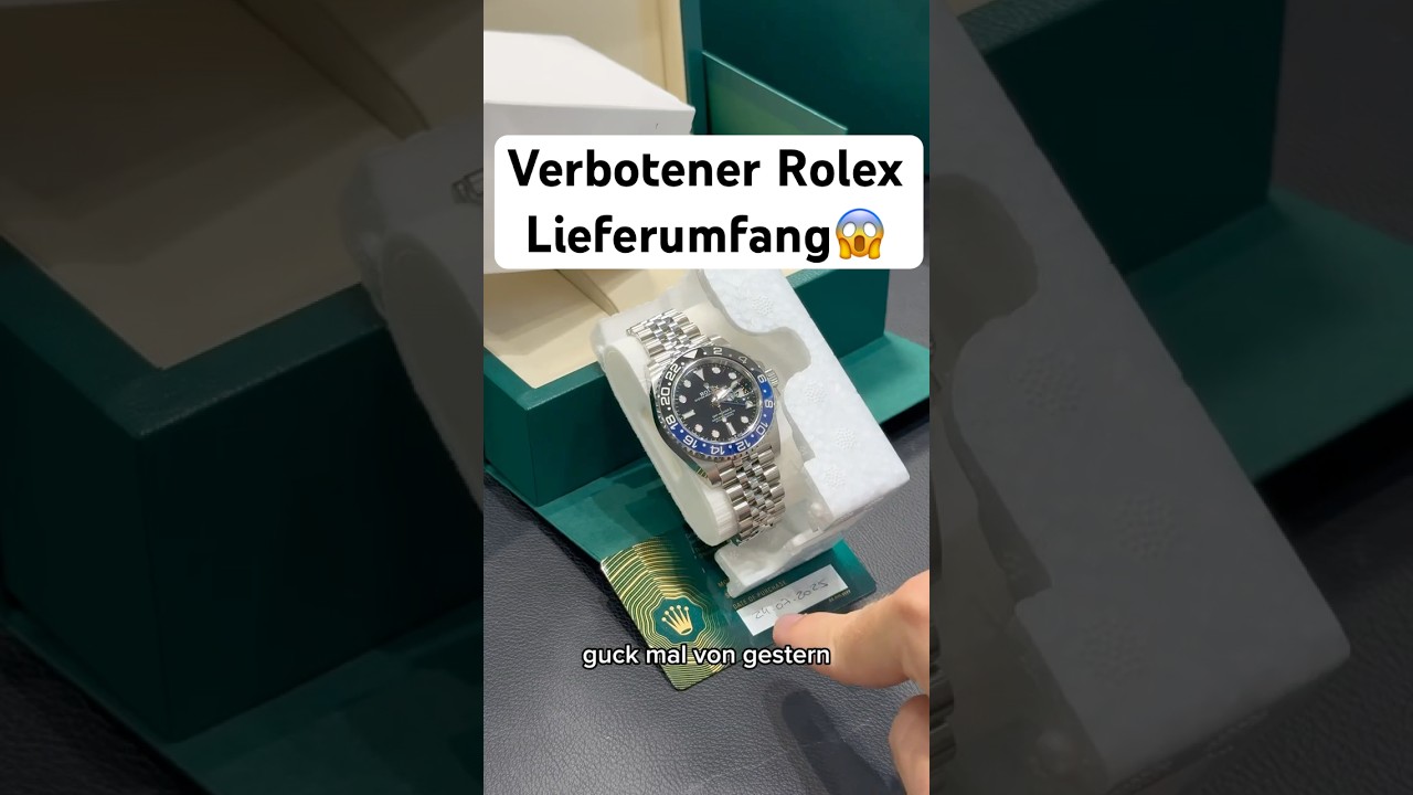So liefert Rolex die Uhren an Konzis &ndash; neue GMT-Master II 