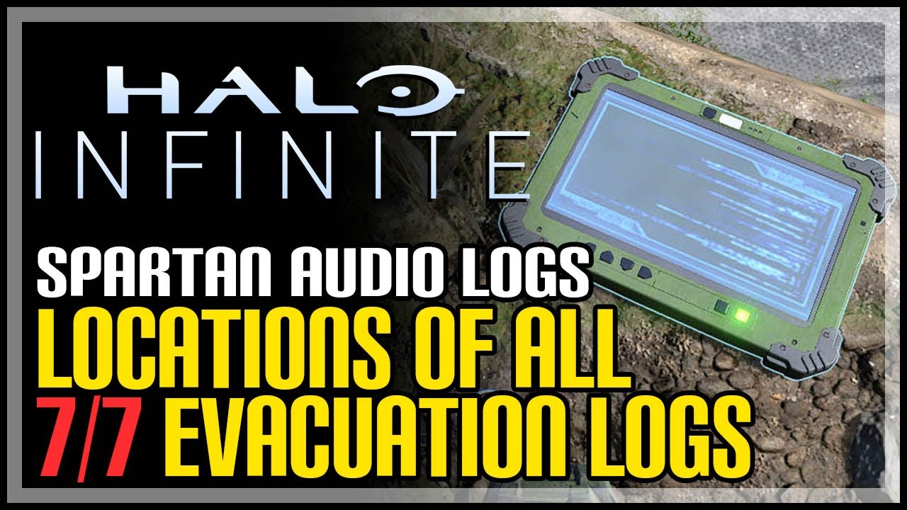 All Evacuation Spartan Audio Log Locations Halo Infinite