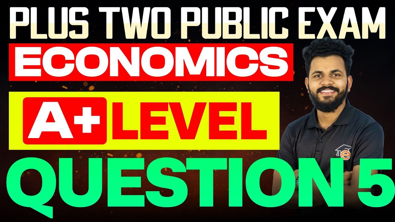 Plus Two Public Exam Economics | A+ level 5 Mark Sure Questions | Eduport Economics
