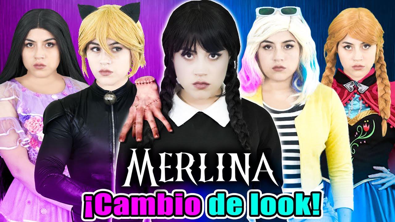 MERLINA ADDAMS CAMBIO DE LOOK EXTREMO 😱🖤🔥