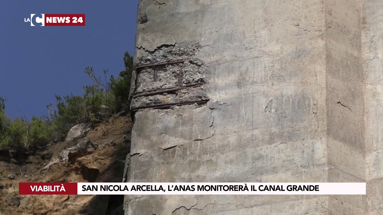 SAN NICOLA ARCELLA, L’ANAS MONITORERÀ IL CANAL GRANDE