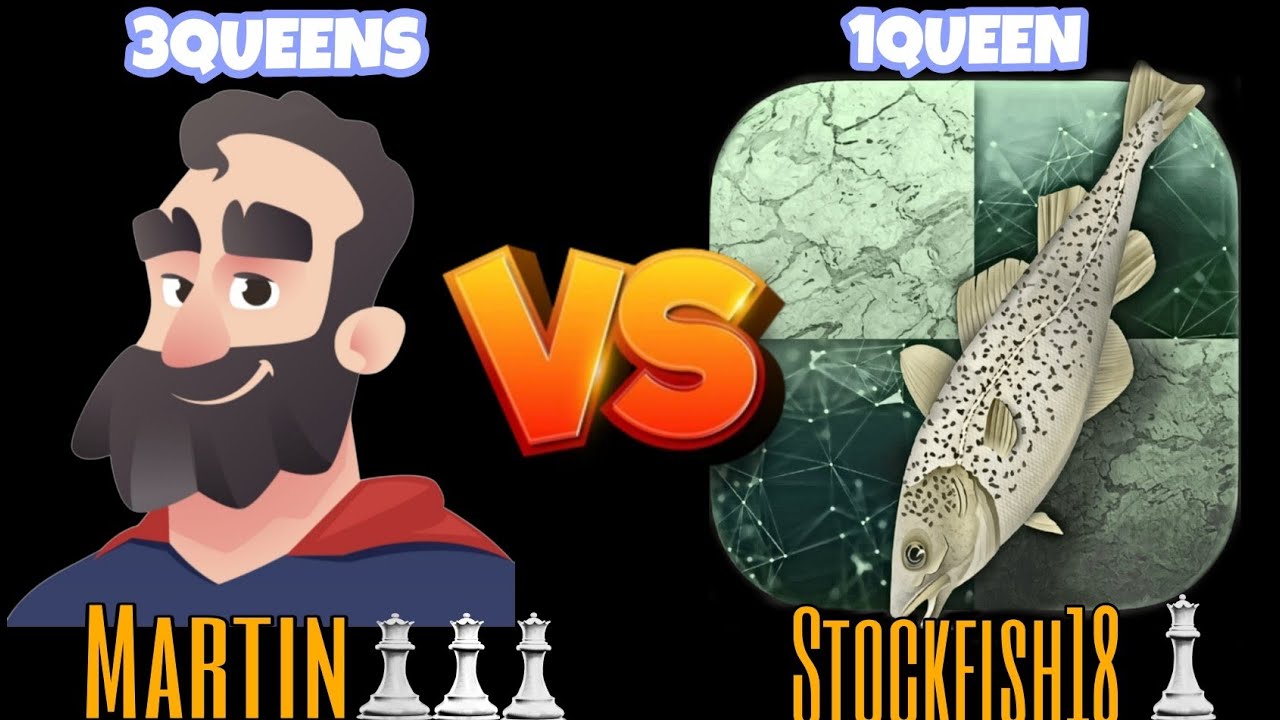 Can Martin Beat Stockfish with 3 Queens?