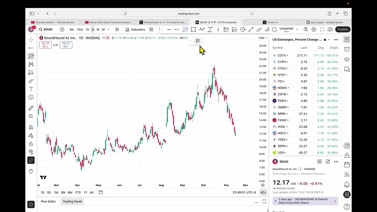 PelicanTrader Community Chart Review / Technical Analysis ( BKSY, BBAI, SOUN, BMNR, PATH )