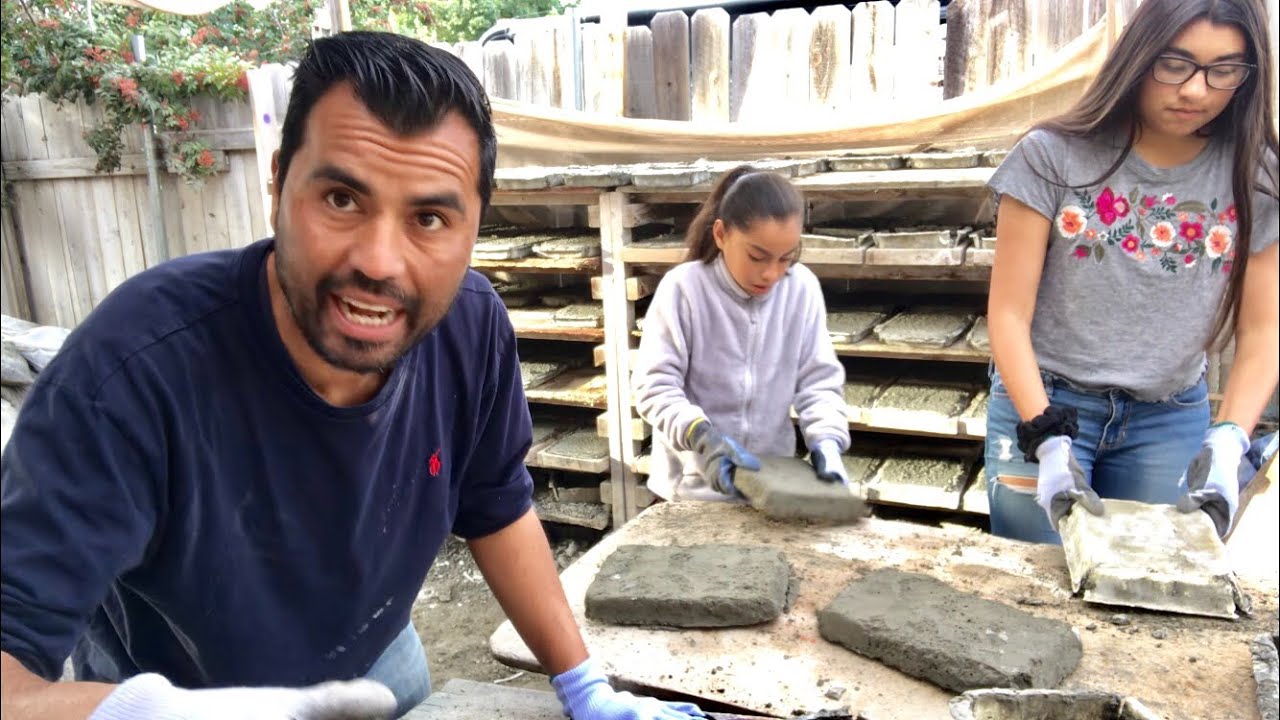 POR QUE SE QUIEBRAN LOS ADOQUINES / HOW TO MIX CEMENT AND SAND